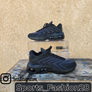 Nike Air Max TW Triple Black Shoes Men Size 8.5 Wmn 10 Casual Sneakers Rare New